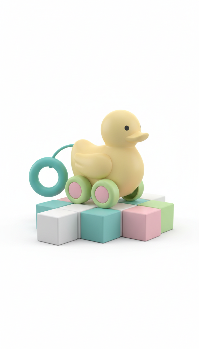 Buttercup pull-along duck toy