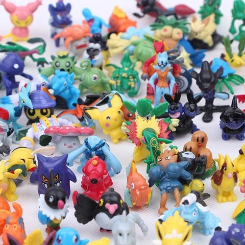 Pokemon Mini Figures Set Pikachu Action Figures Collectible Anime Toys
